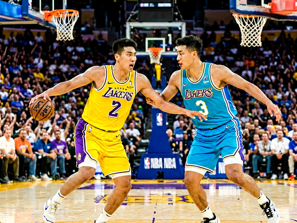 NBA季后赛湖人vs勇士激烈对决